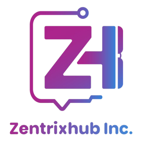 Professional business solutions company logo with modern design elements